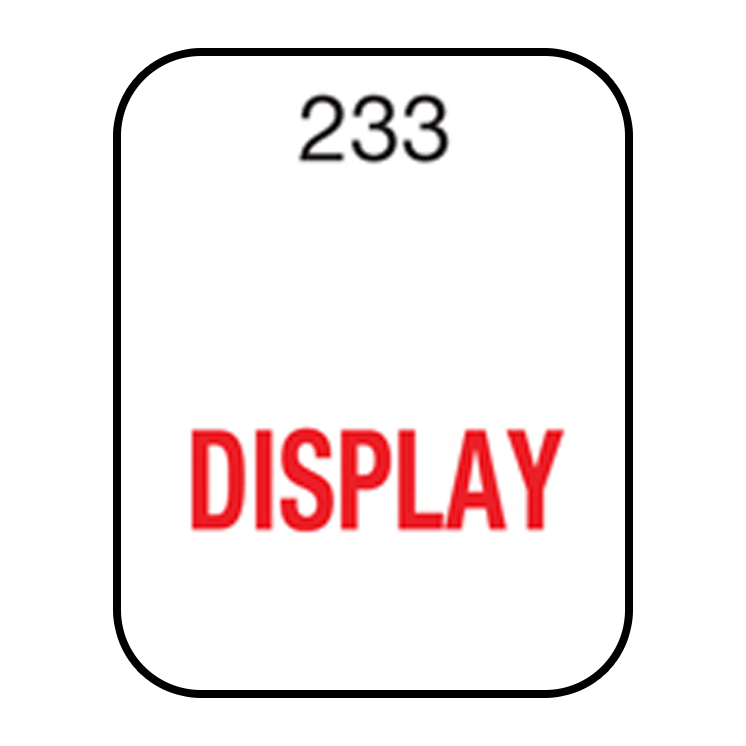 Display 19mm x 24mm