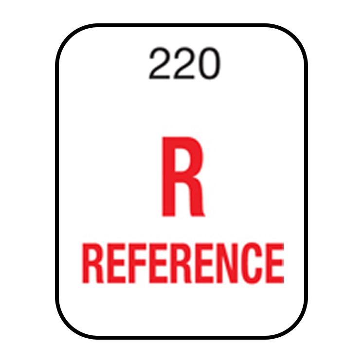 R - Reference 19mm x 24mm