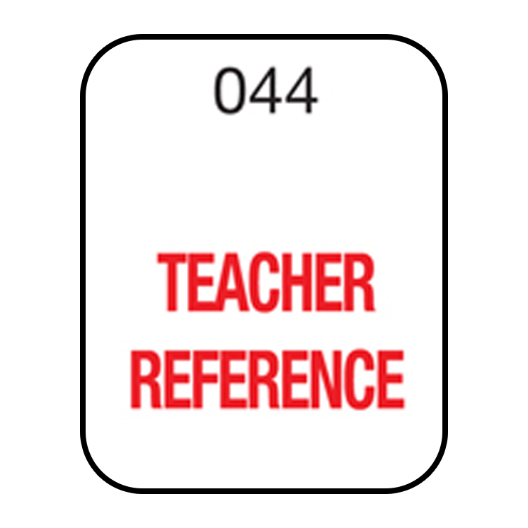 Teacher Reference 19mm x 24mm
