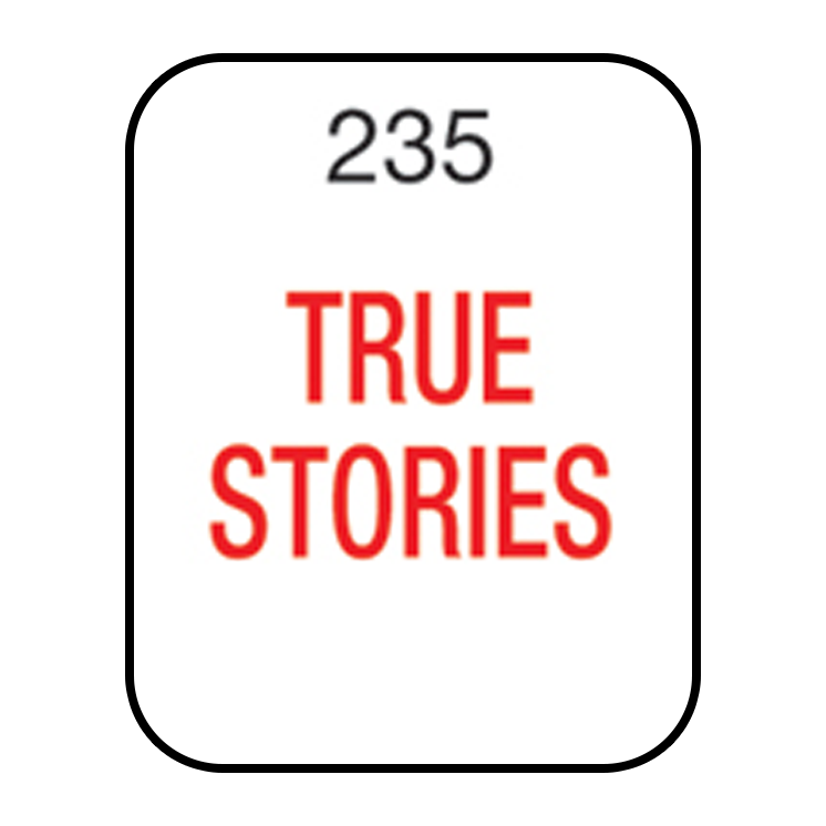 True Stories 19mm x 24mm