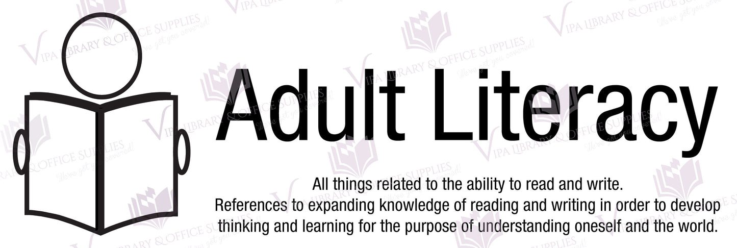 Adult Literacy Shelf Divider