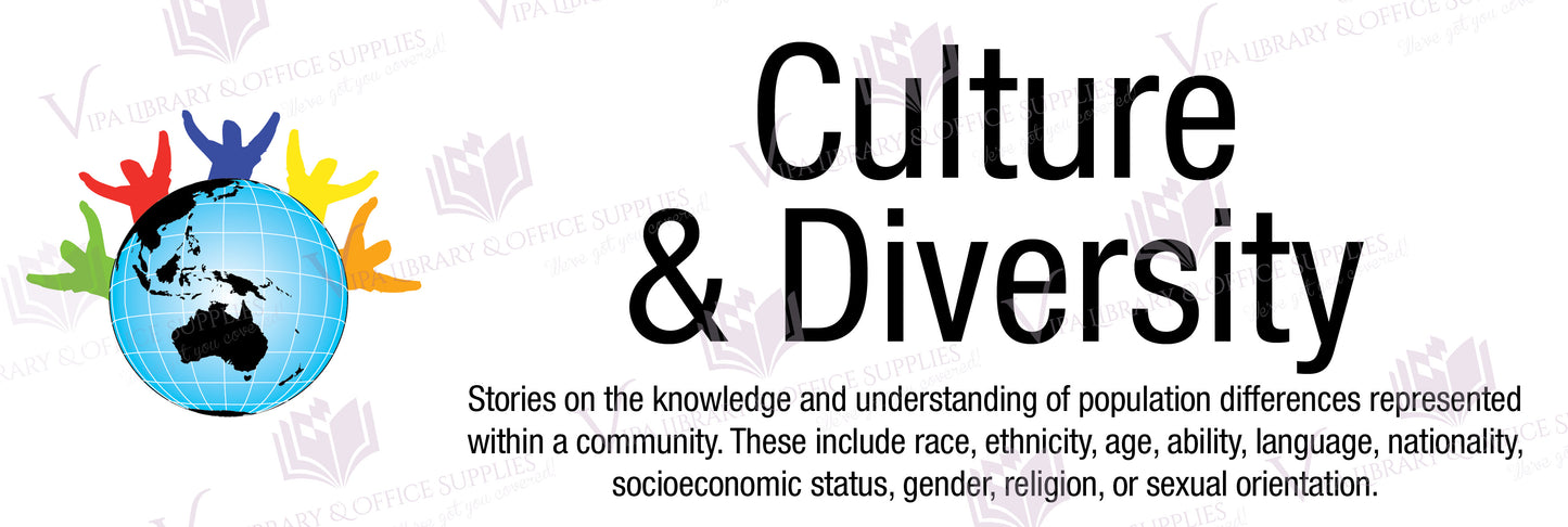 Culture & Diversity Shelf Divider