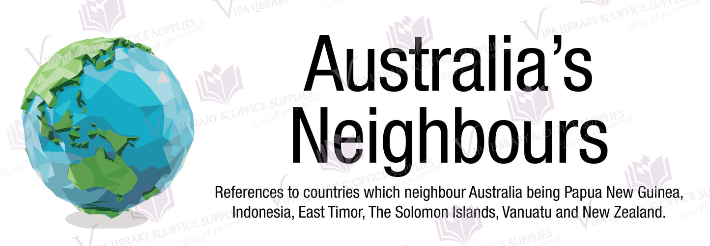 Australia's Neighbours Shelf Divider