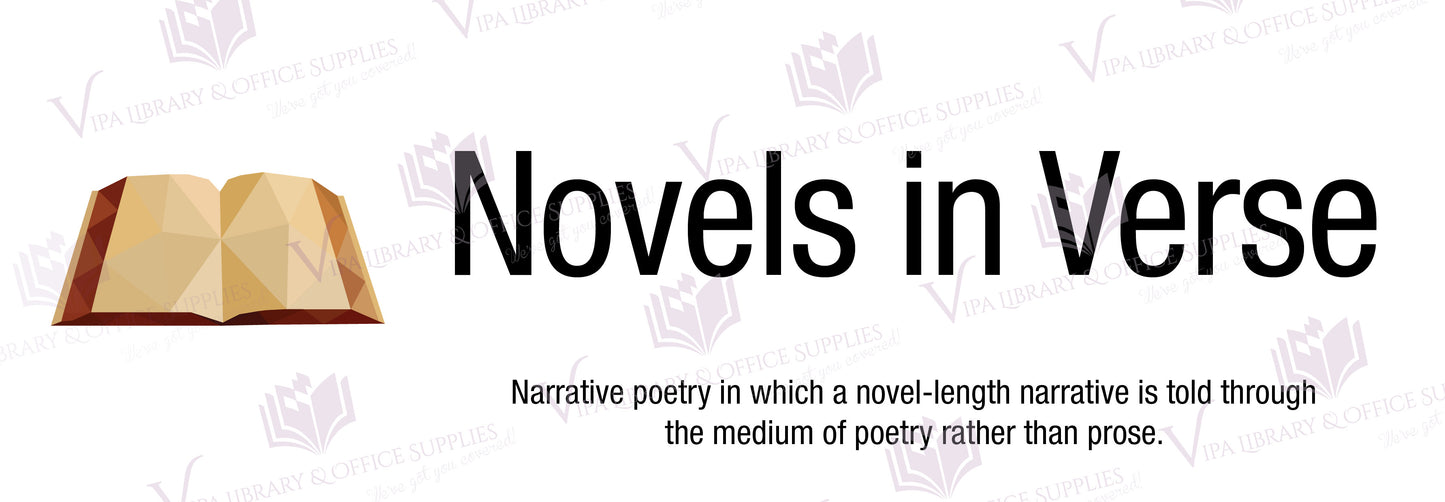 Novels in Verse Shelf Divider