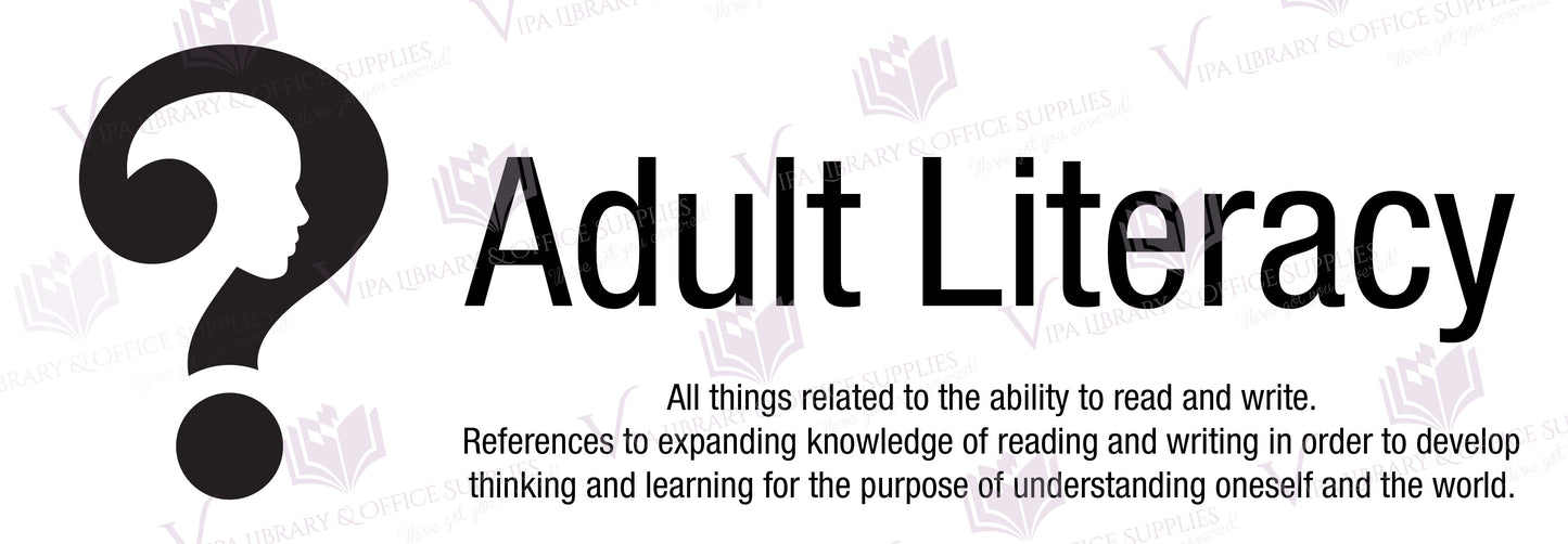Adult Literacy Shelf Divider