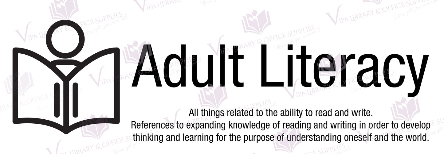 Adult Literacy Shelf Divider