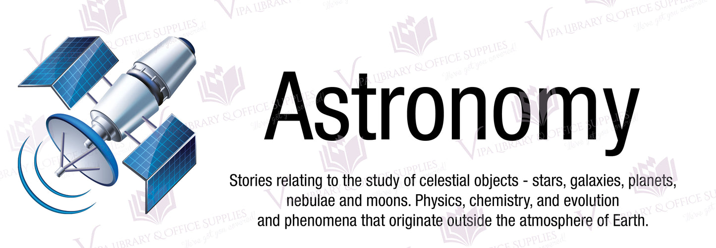 Astronomy Shelf Divider