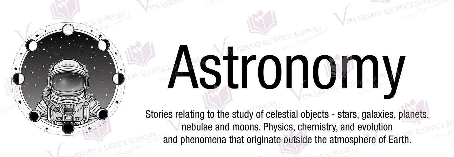 Astronomy Shelf Divider