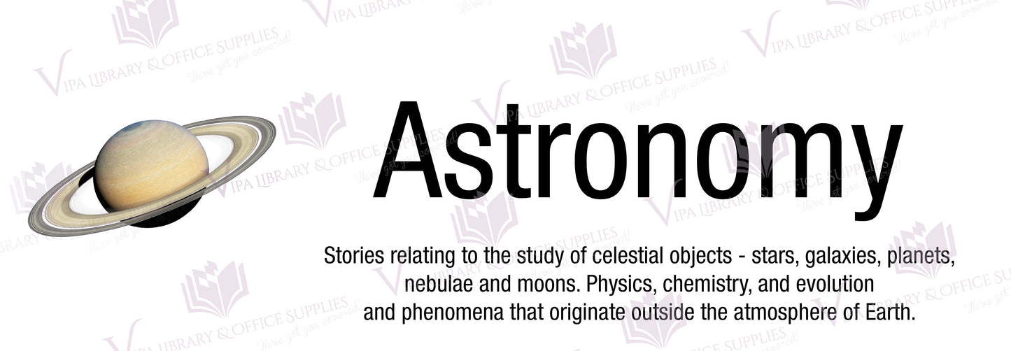 Astronomy Shelf Divider