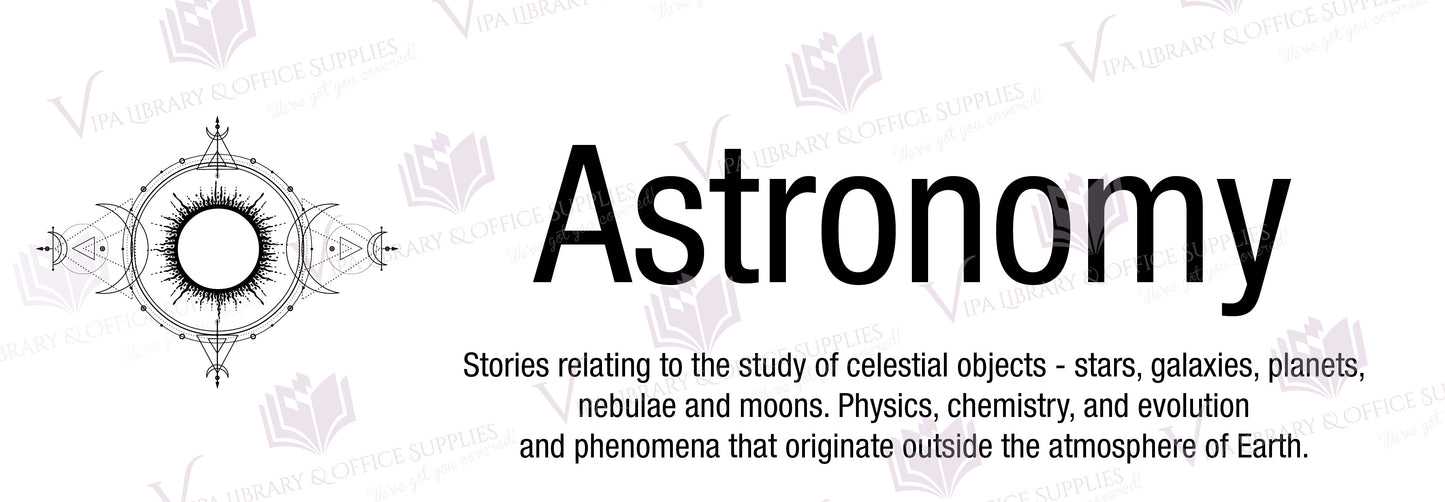Astronomy Shelf Divider