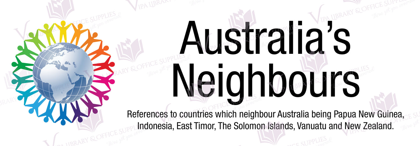 Australia's Neighbours Shelf Divider