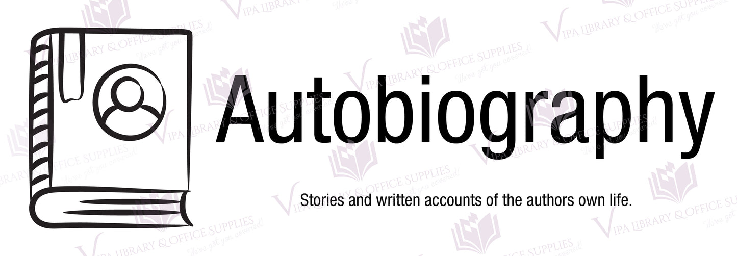 Autobiography Shelf Divider