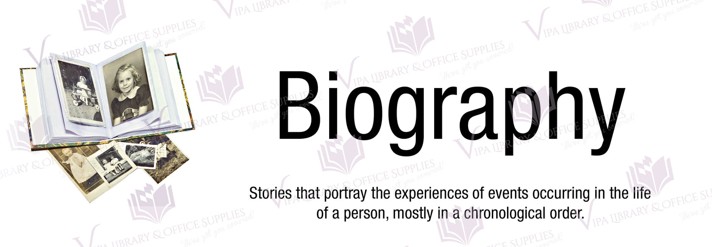 Biography Shelf Divider