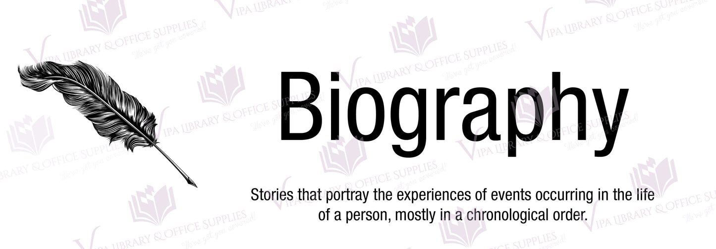 Biography Shelf Divider