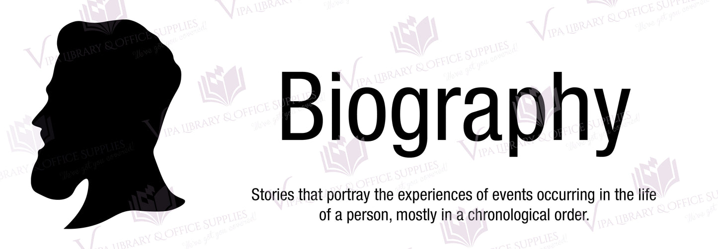 Biography Shelf Divider