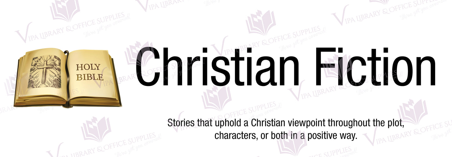 Christian Fiction Shelf Divider