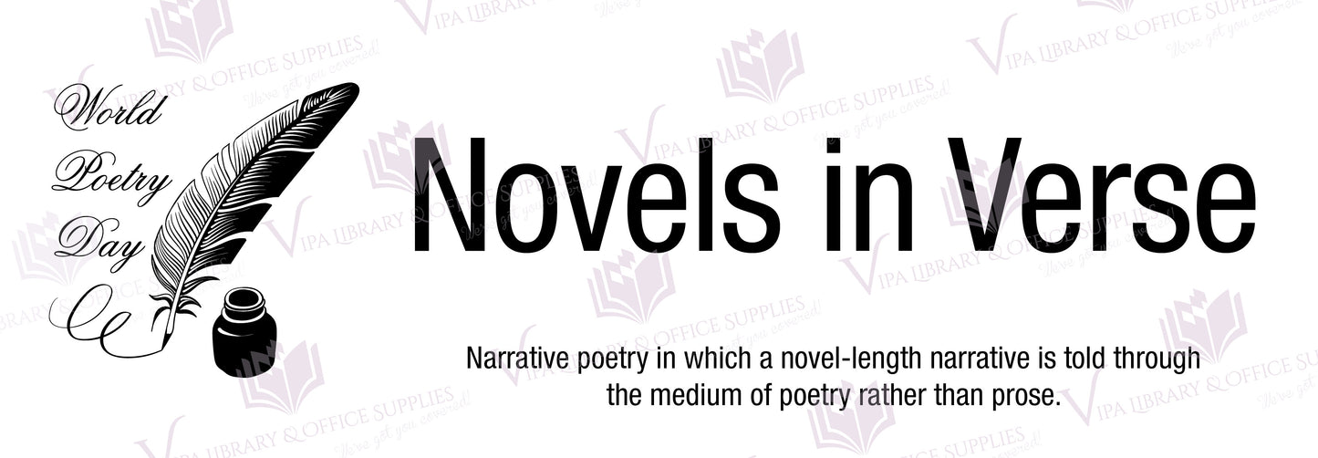 Novels in Verse Shelf Divider