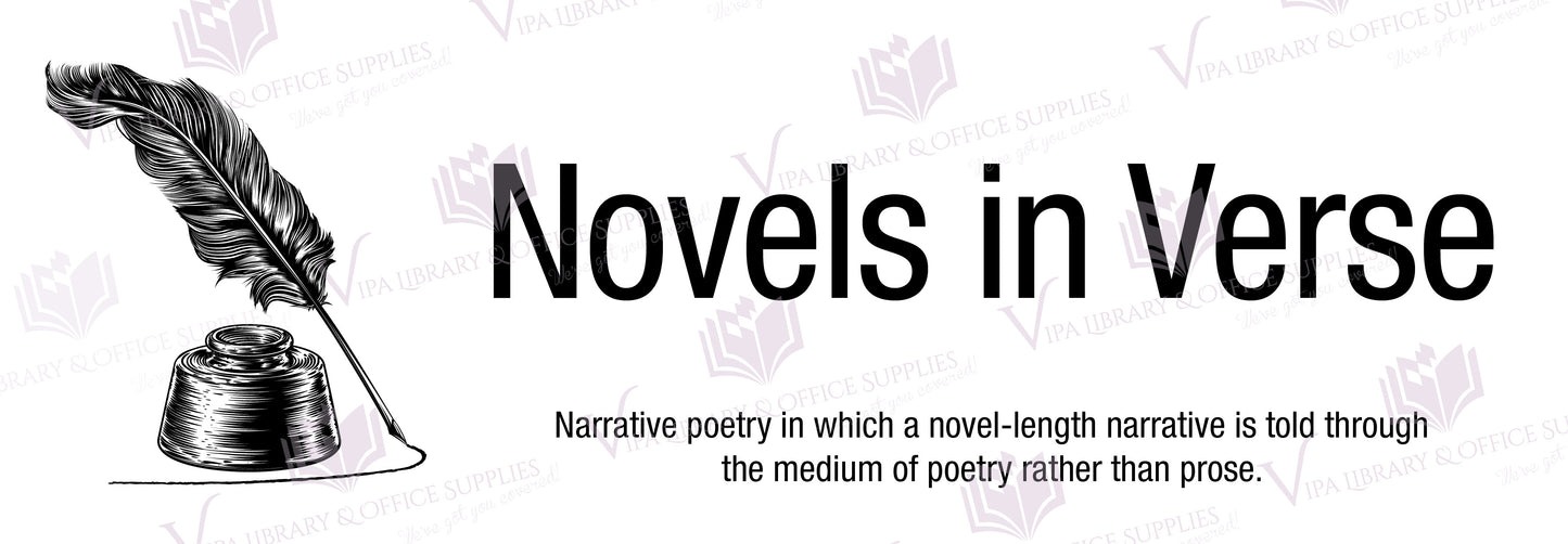 Novels in Verse Shelf Divider