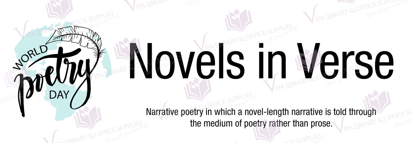 Novels in Verse Shelf Divider