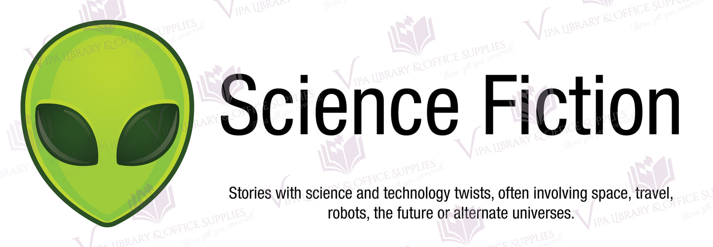 Science Fiction Shelf Divider