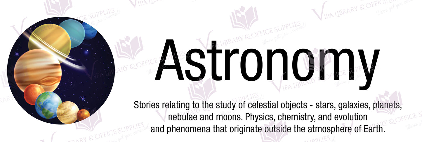 Astronomy Shelf Divider