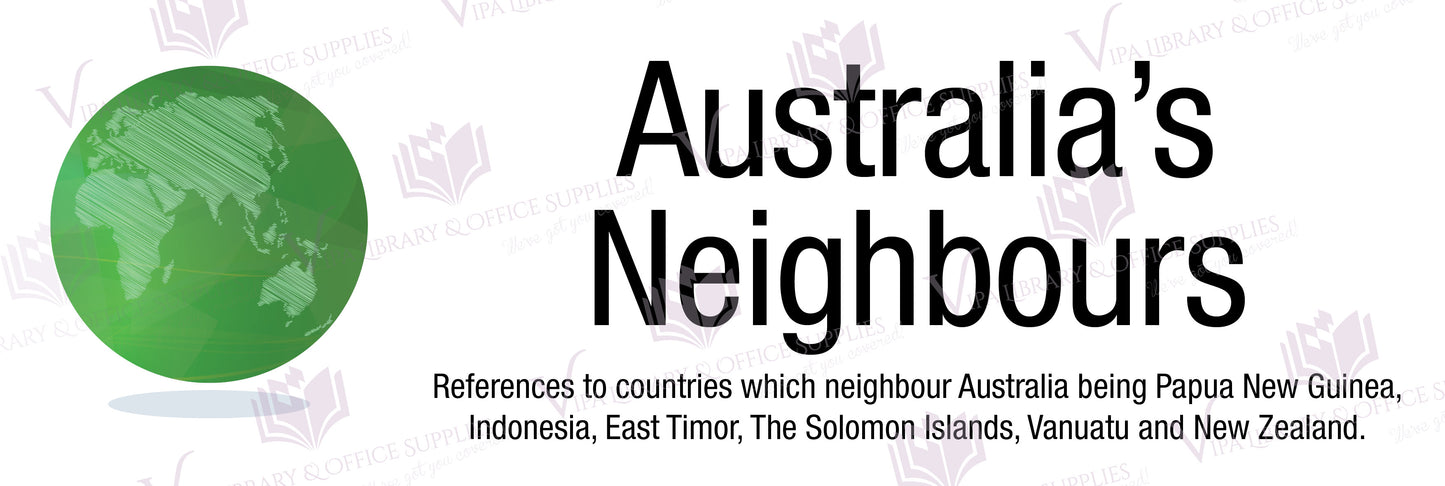 Australia's Neighbours Shelf Divider