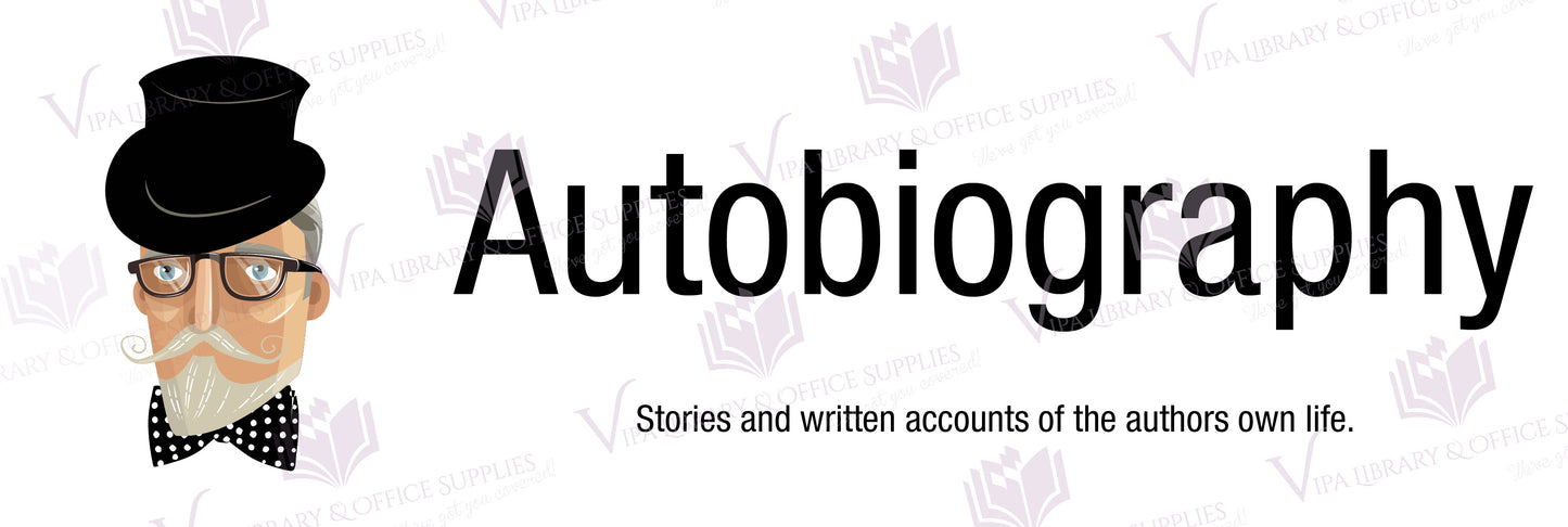 Autobiography Shelf Divider
