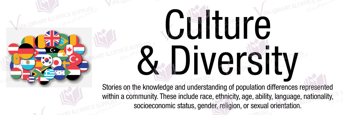 Culture & Diversity Shelf Divider