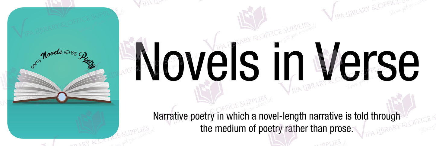 Novels in Verse Shelf Divider