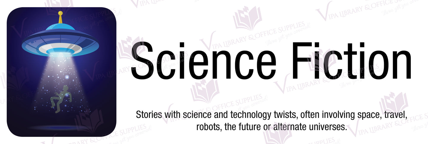 Science Fiction Shelf Divider