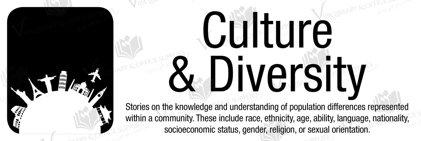 Culture & Diversity Shelf Divider