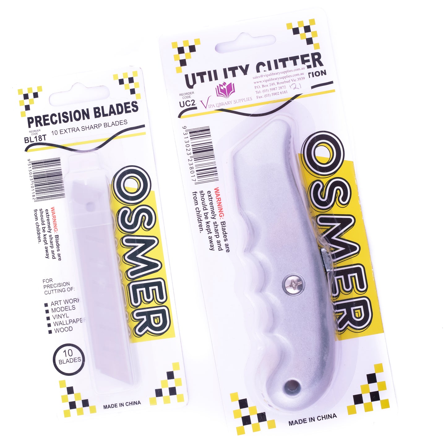 Osmer Utility Knife Cutter & Refills