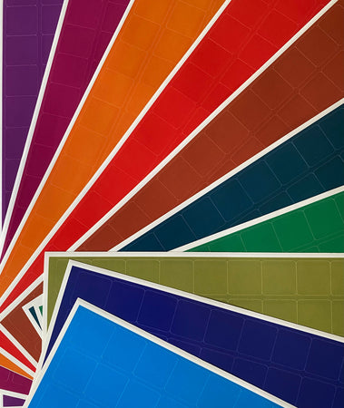 Coloured Spine Labels