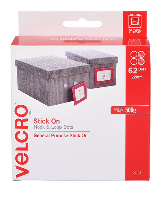 VELCRO® Brand Spot Hook/Loop 22mm
