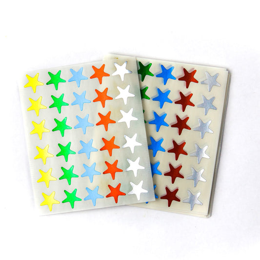 Quick Stik Metallic Coloured Stars