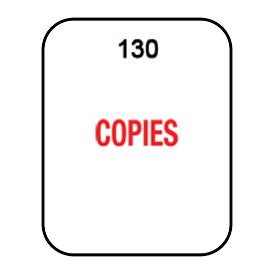 Copies 19mm x 24mm