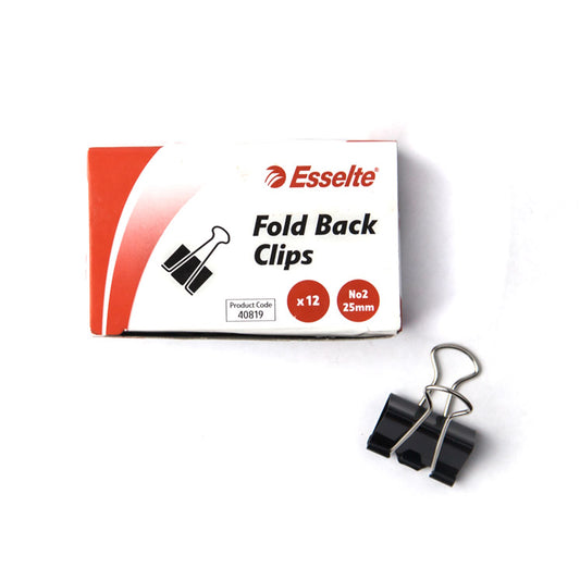 Fold Back Clips Box 12