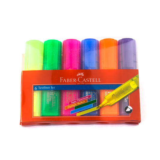 Highlighters Fluoro Pkt 6