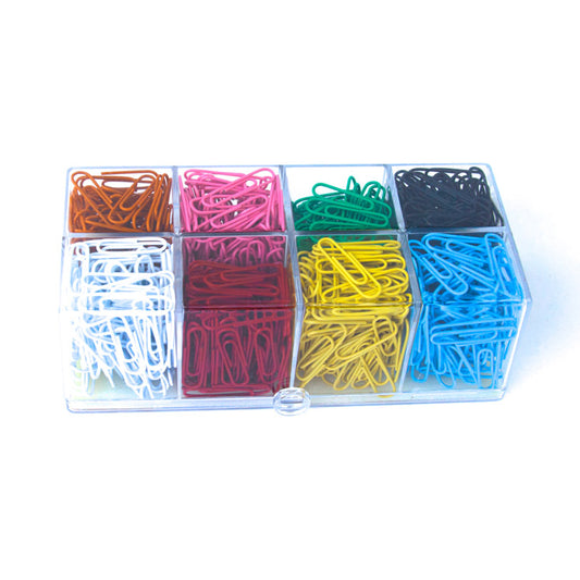 Paper Clips Coloured Box 800