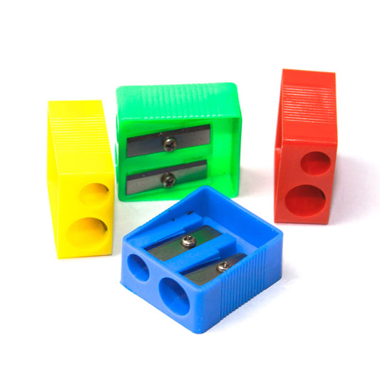 Pencil Sharpener 2 Holes Pkt 4