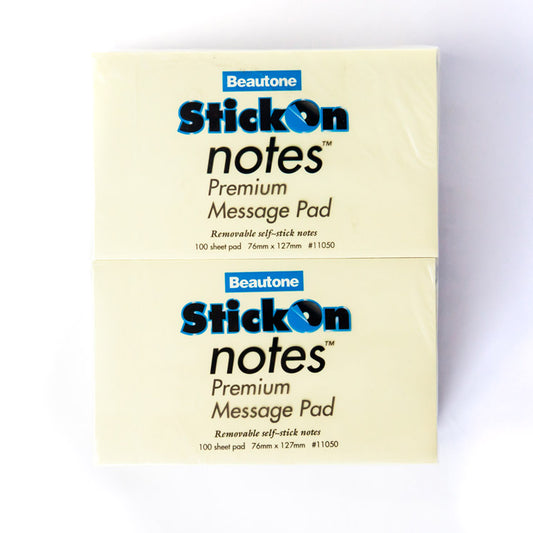 Stick on Note Pad 76mm x 127mm