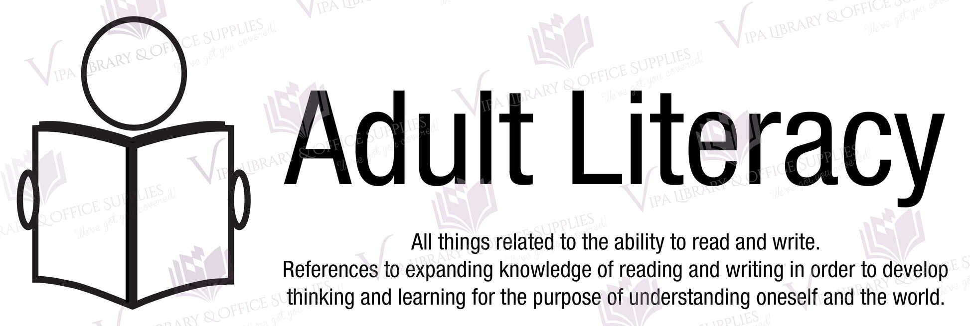 Adult Literacy Shelf Divider