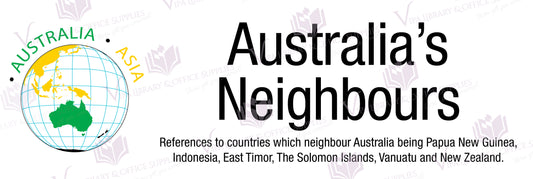 Australia's Neighbours Shelf Divider
