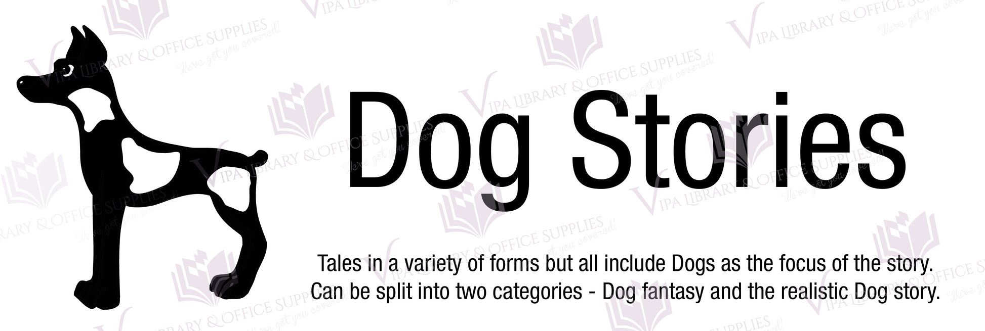 Dog Stories Shelf Divider