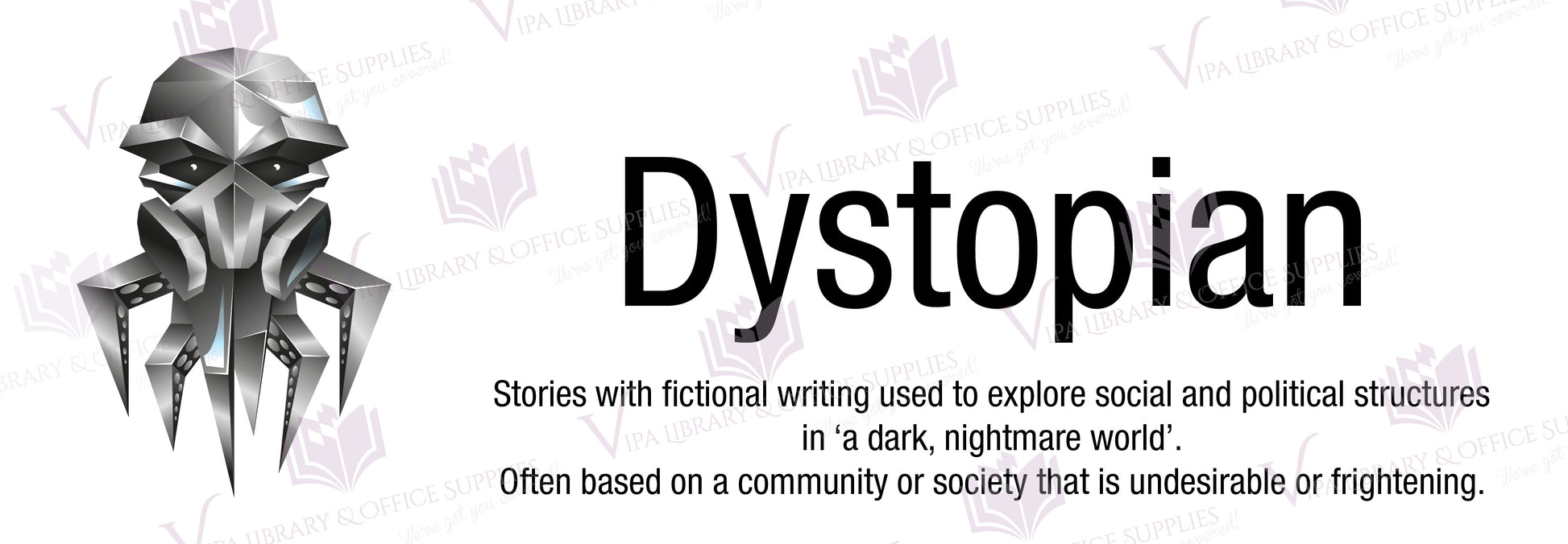 Dystopian Shelf Divider