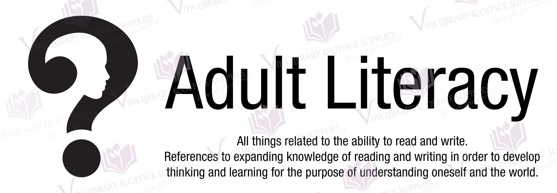 Adult Literacy Shelf Divider
