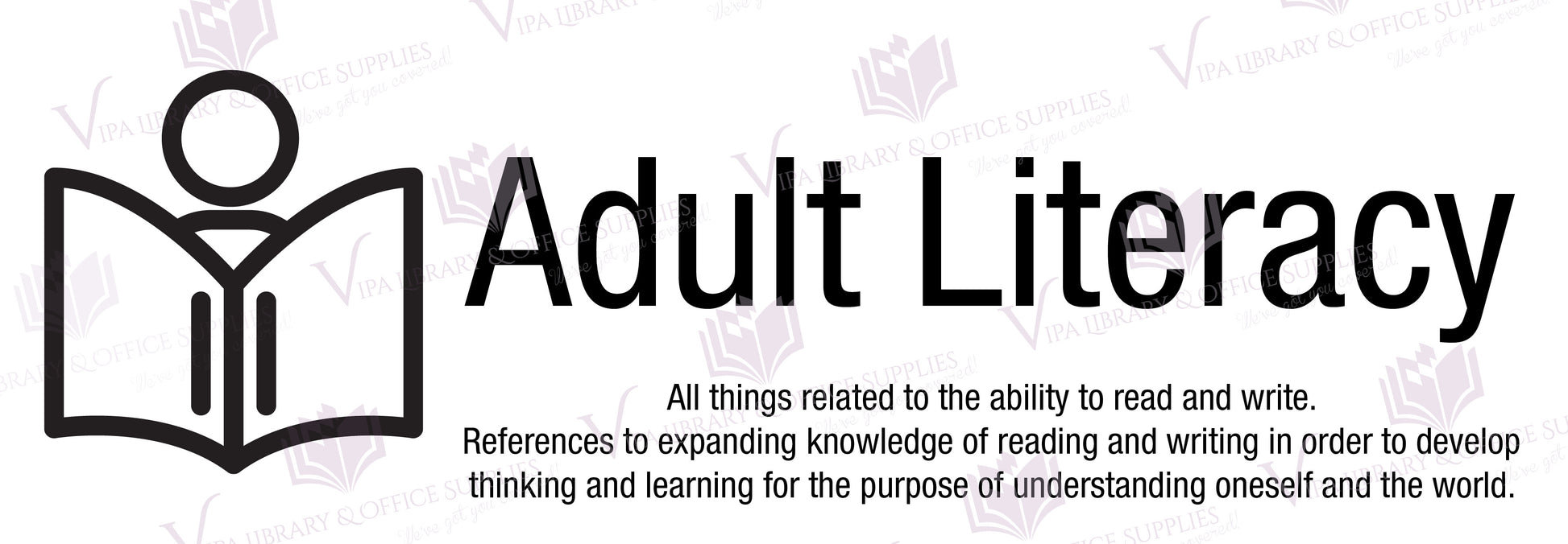 Adult Literacy Shelf Divider
