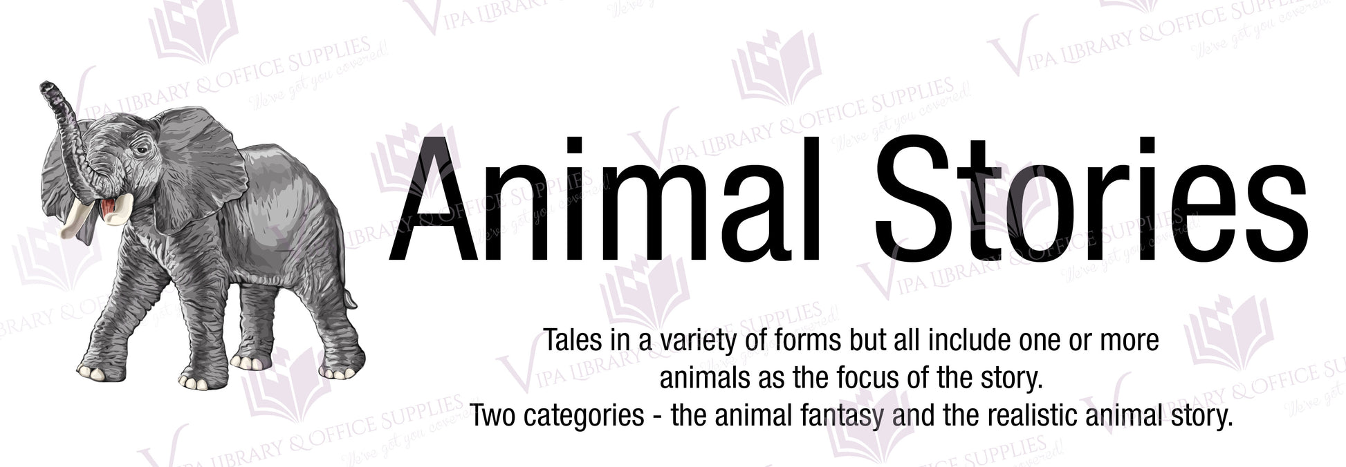 Animal Stories Shelf Divider