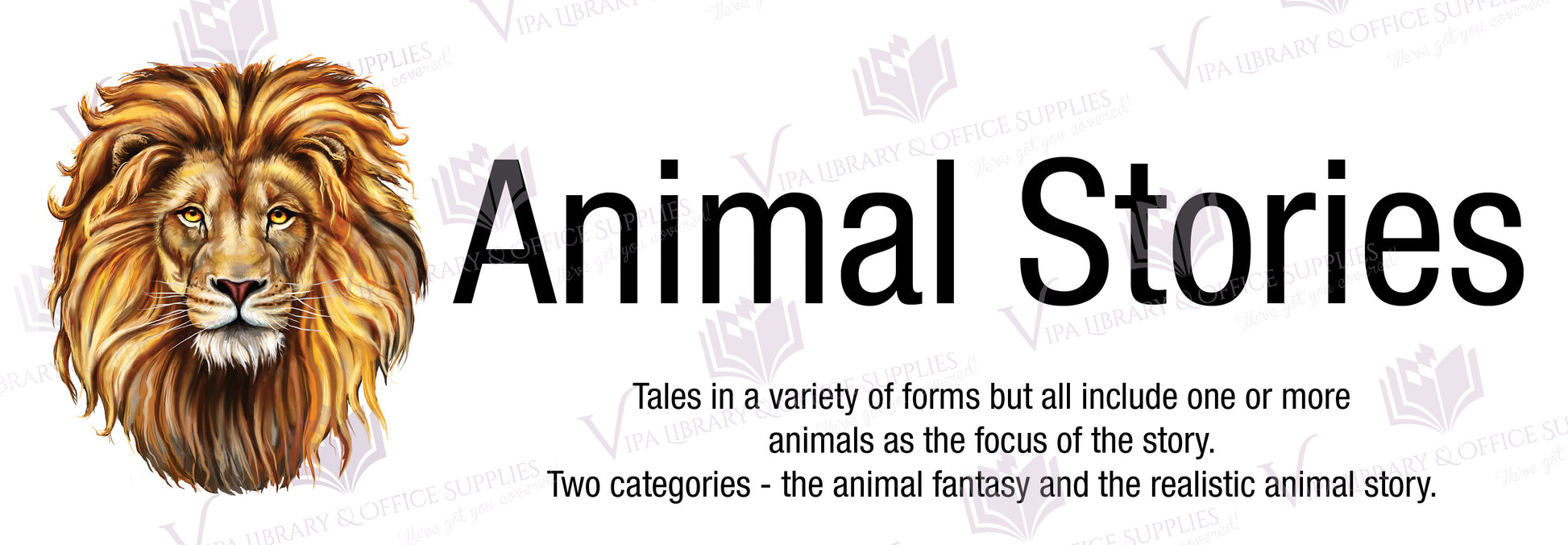 Animal Stories Shelf Divider