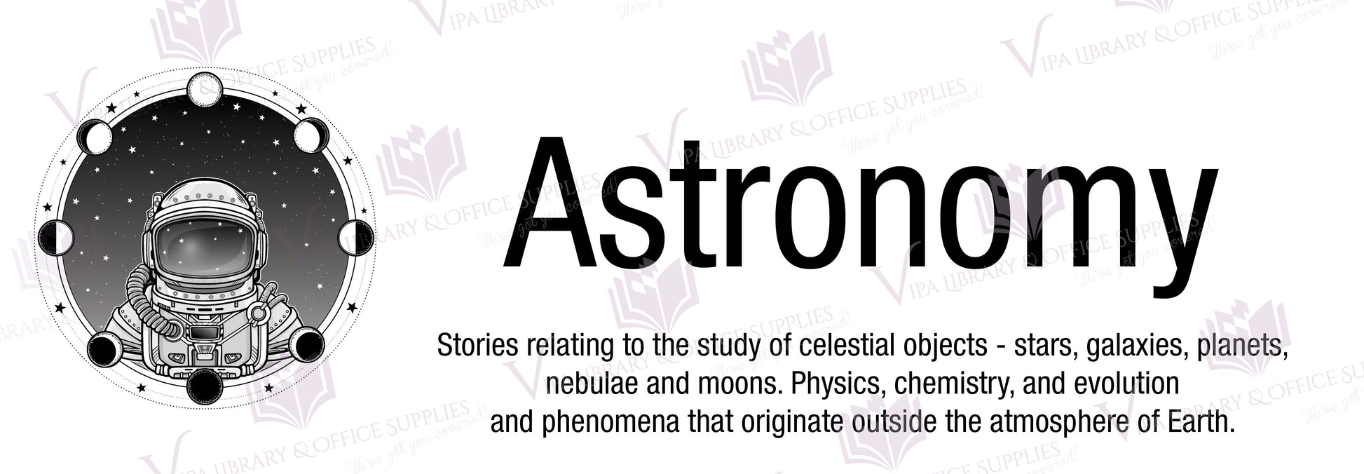 Astronomy Shelf Divider